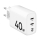 Ładowarka do smartfonów Tactical Base Plug Dual 40W White